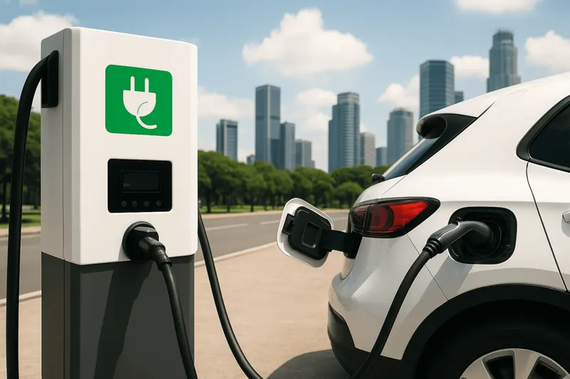 Singapore EV charging stations map with real-time availability and charging speeds